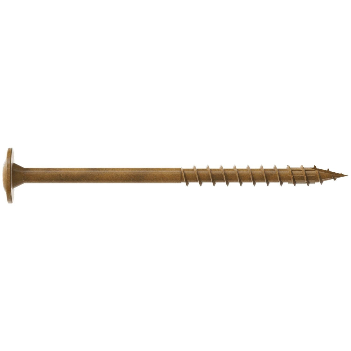 Simpson Strong-Tie CBT08212MB Wafer-Head Construction Screw, #8 x 2-1/2-in. T20, Quik Guard, Tan, 1750-Pack