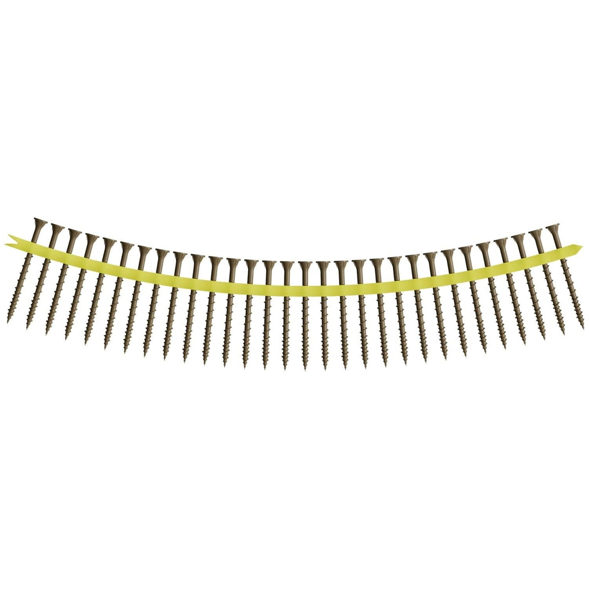 Simpson Strong-Tie WSVF212S Strong-Drive WSVF SUBFLOOR Screw (Collated), #9 x 2-1/2-in. T25, Gray, 1500-Pack
