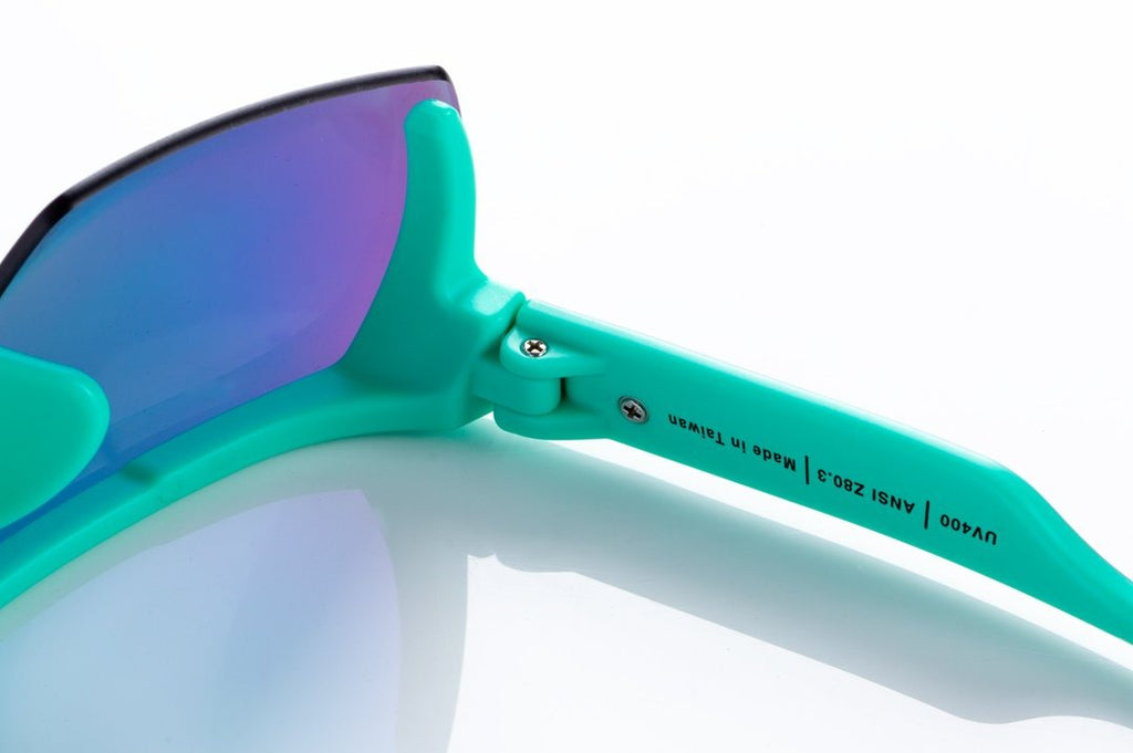 Heat Wave Kids Lazer Face Aqua Splash Sunglasses