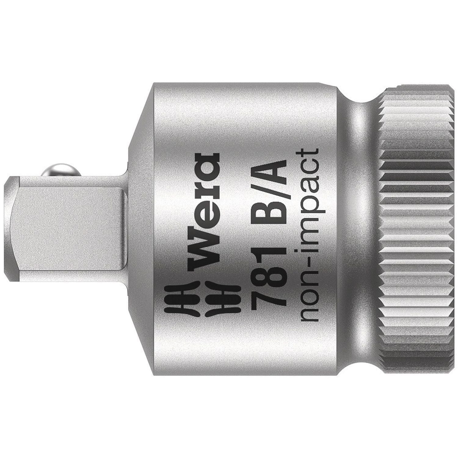 Wera 781 B 3/8-in. Connection Parts, 781 B/Ax1/4x27-mm.x3/8"
