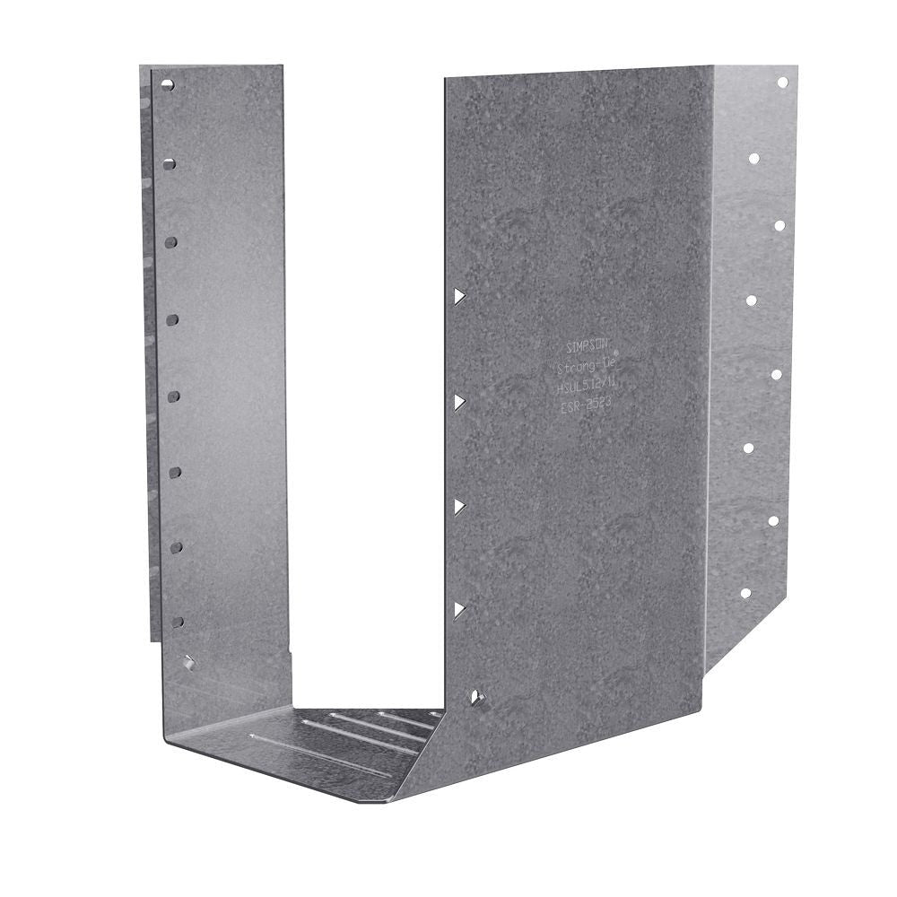 Simpson Strong-Tie HSUL5.12/11 HSUL Galvanized Joist Hanger for 5-in. x 11-7/8-in. Engineered Wood, Skewed Left