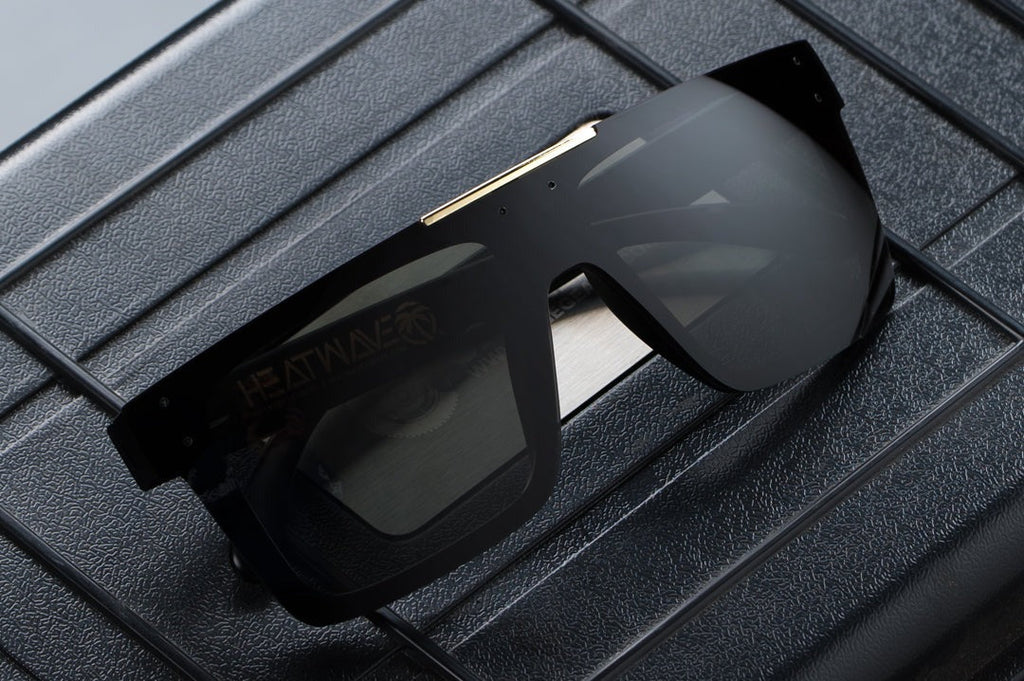 Heat Wave Quatro Z87 BLACK/GOLD Sunglasses
