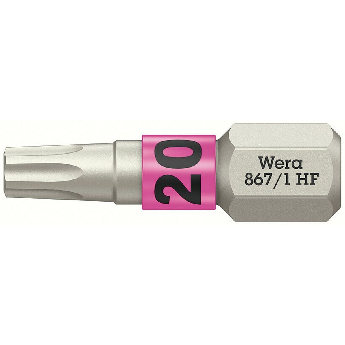 Wera 867/1 Torx Hf Bit With Holding Function, Torx 20x25-mm.