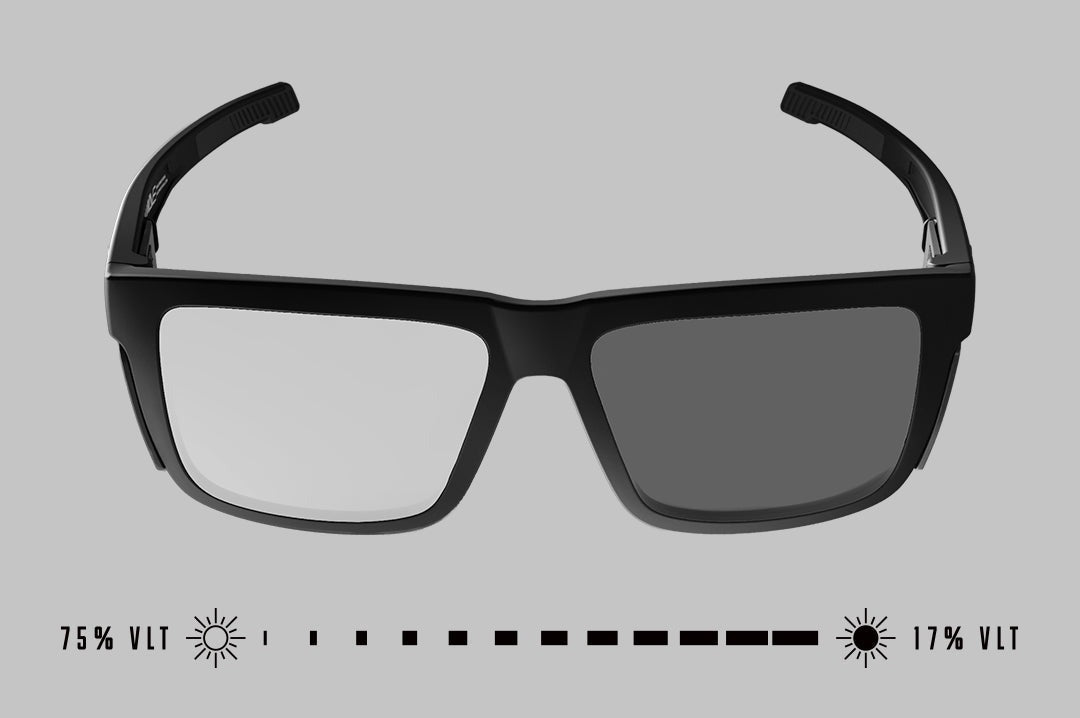 Heat Wave Performance XL VISE Frame VAPOR CLEAR Photochromic Lens Z87+ Sunglasses
