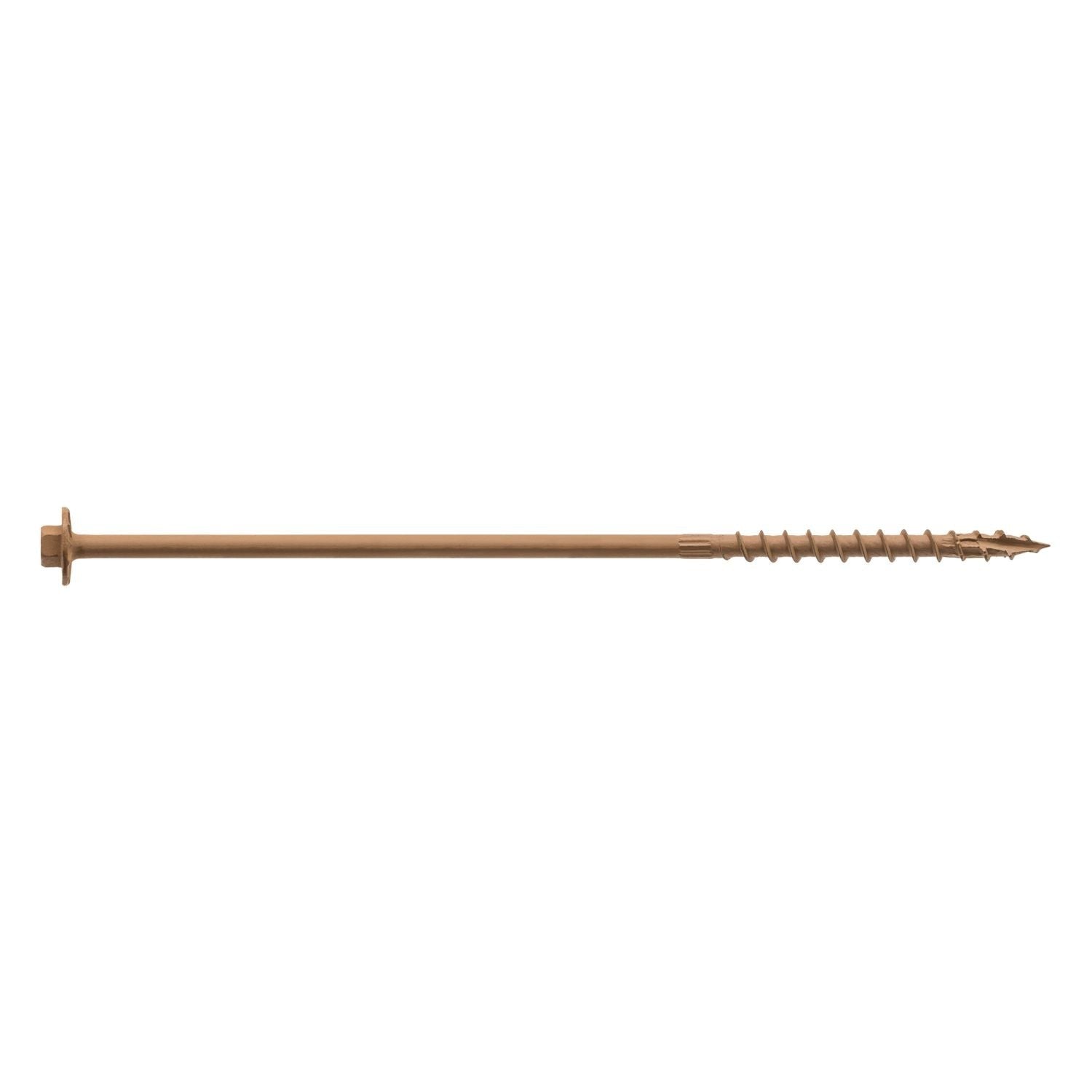 Simpson Strong-Tie SDWH19800DB-R50 Strong-Drive SDWH TIMBER-HEX Screw, 0.195-in. x 8-in. 5/16 Hex, DB Coating, 50-Pack