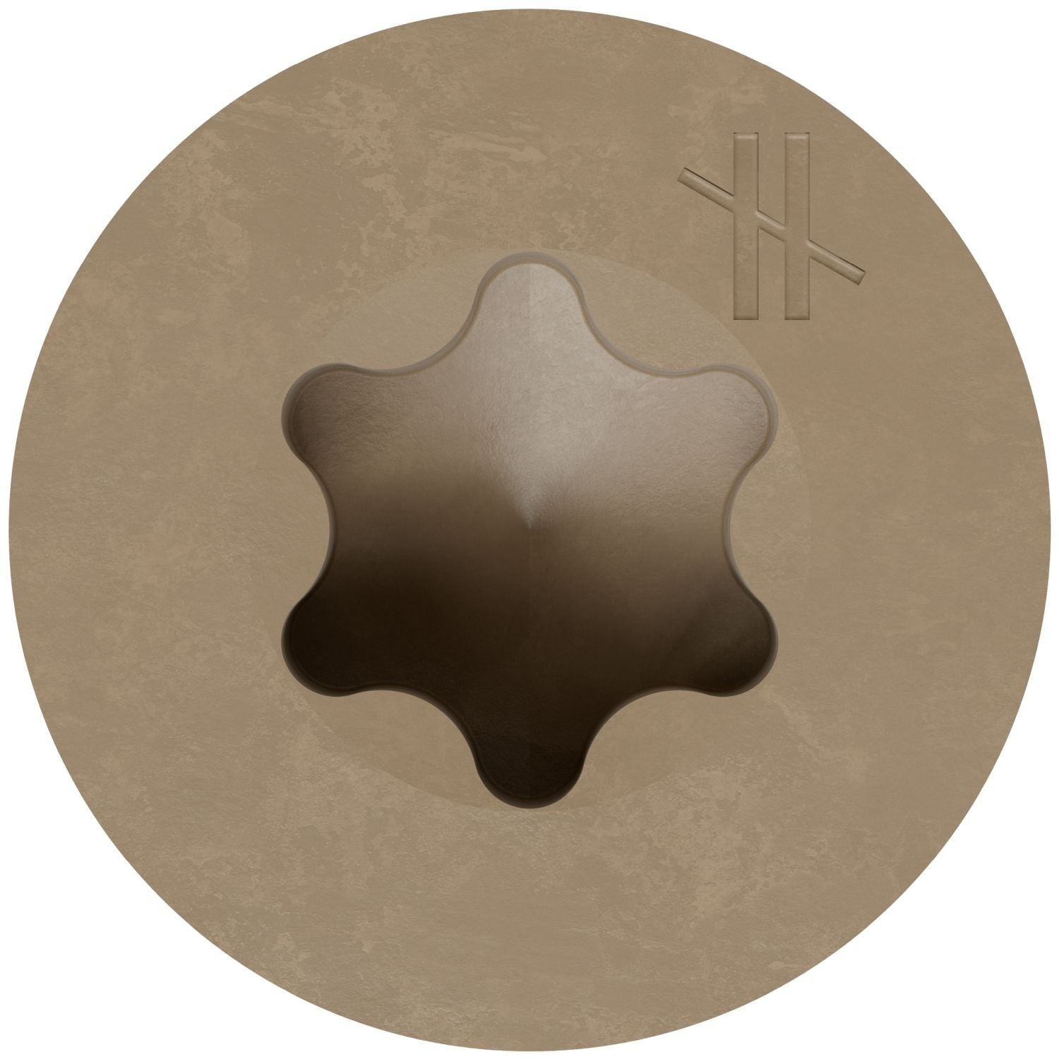 Simpson Strong-Tie DSVT114MB Deck-Drive DSV WOOD Screw, #8 x 1-1/4-in. T-25, Flat Head, Quik Guard, Tan, 1750-Pack