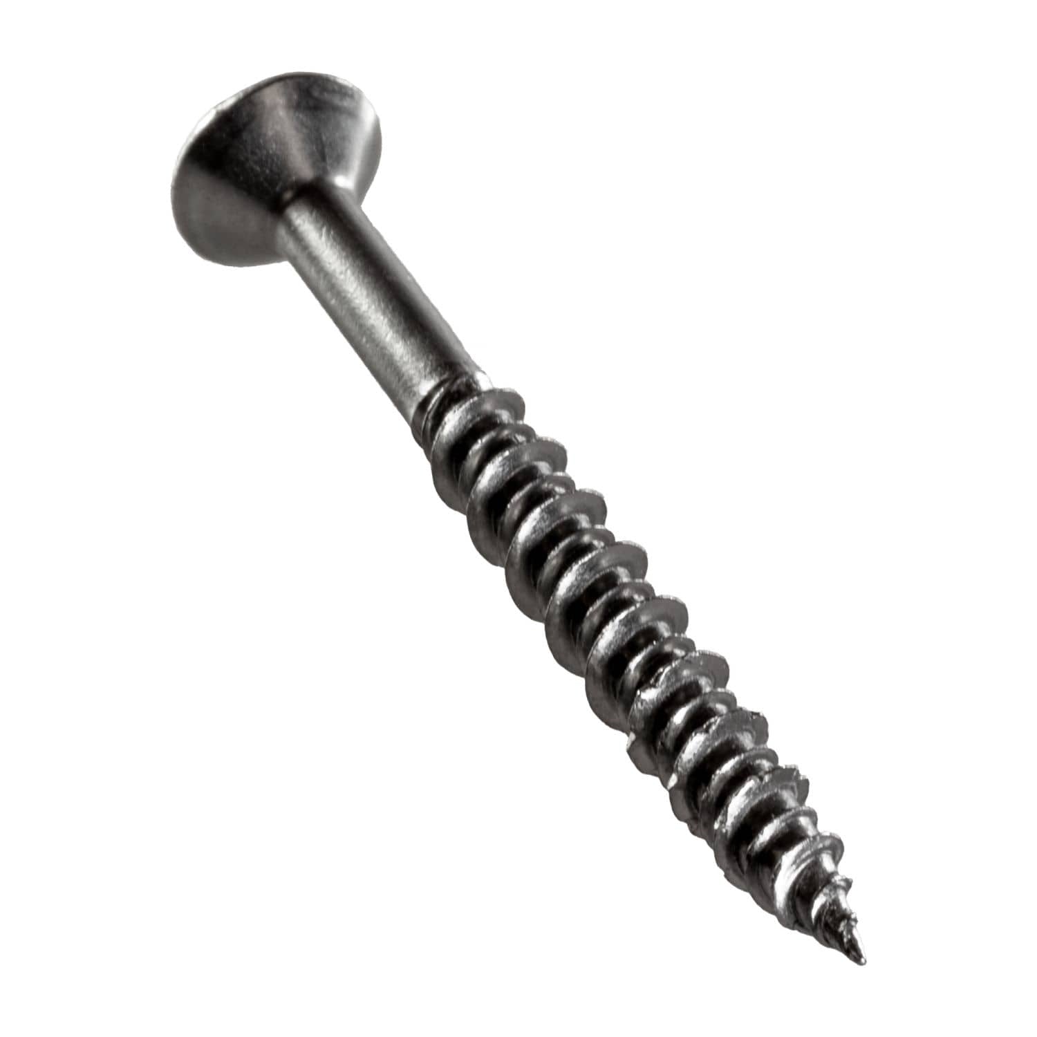 Simpson Strong-Tie T10J200FXC Marine Screw, Flat Head, #10 x 2-in. #2 Phillips Drive, Type 316, 100-Pack