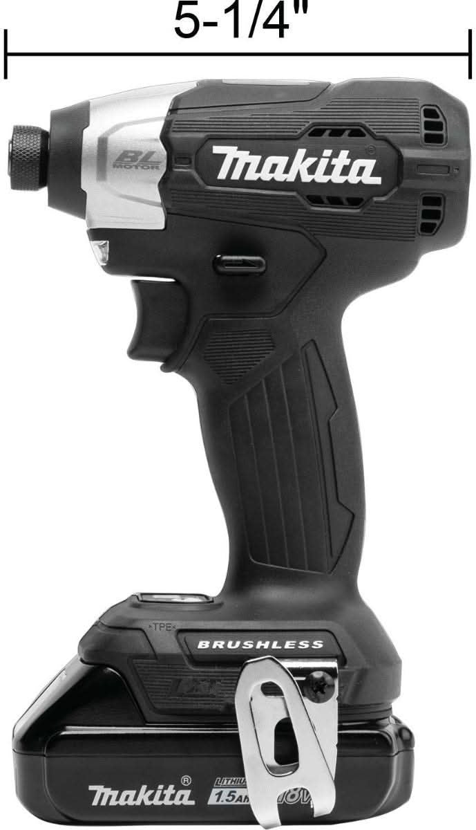 Makita XDT18SY1B 18V LXT Lithium-Ion Sub-Compact Brushless Cordless Impact Driver Kit (1.5Ah)