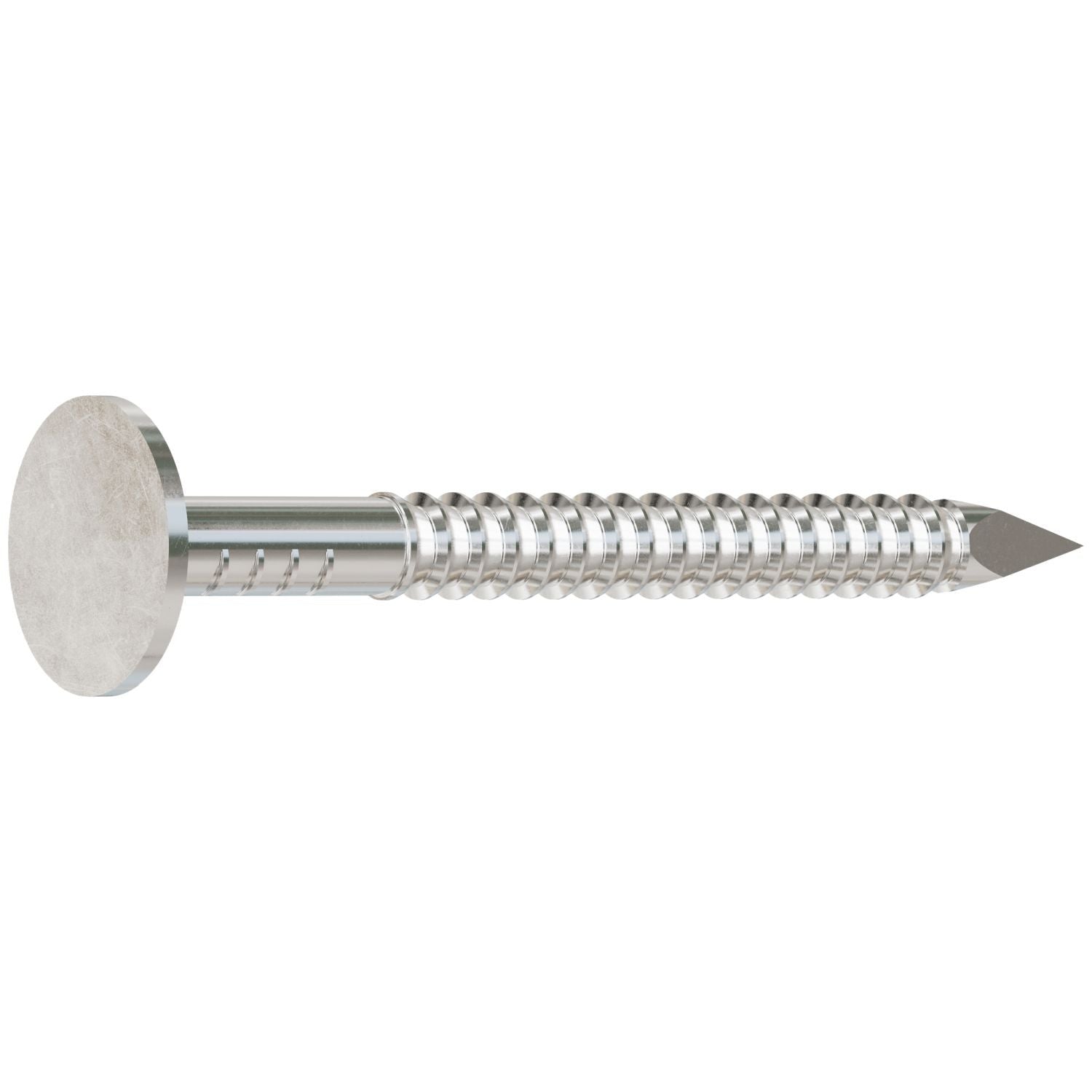 Simpson Strong-Tie S11A150RNBP 15° Wire Coil, Full Round Head, Ring-Shank Roofing Nail, 1-1/2-in. Type 304, 600-Pack