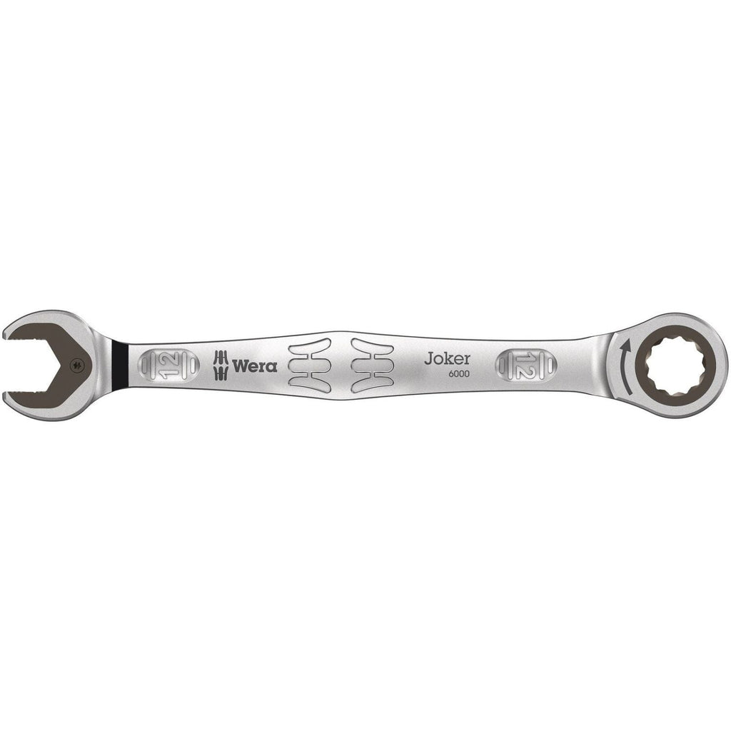 Wera 6000 Joker Ratcheting Combination Wrenches, 12x170.7-mm.