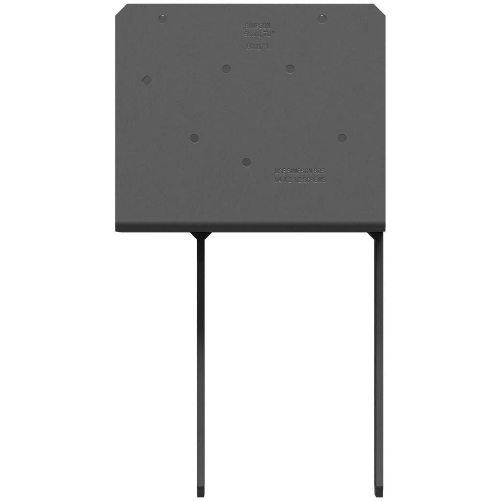 Simpson Strong-Tie ECCQ7.1-6SDS2.5 ECCQ End Column Cap for 7-in. Beam, 6x Post, with Strong-Drive SDS Screws