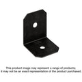 Simpson Strong-Tie APVA4 Outdoor Accents Avant Collection ZMAX, Black Powder-Coated 90° Angle for 4x