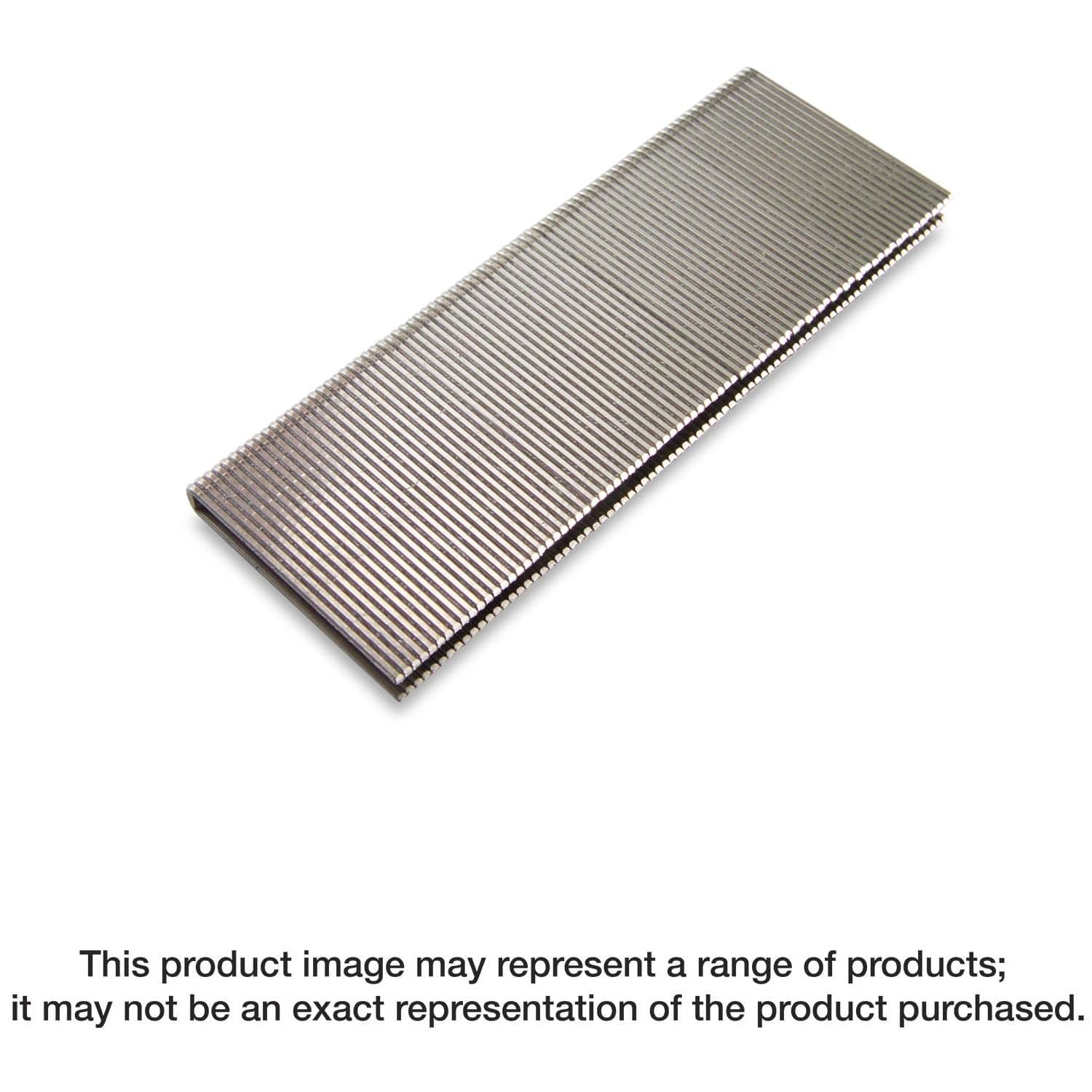 Simpson Strong-Tie T18N062L10 1/4-in. Crown, 18-Gauge Staples, 5/8-in. Type 316 Stainless Steel,, 5000-Pack