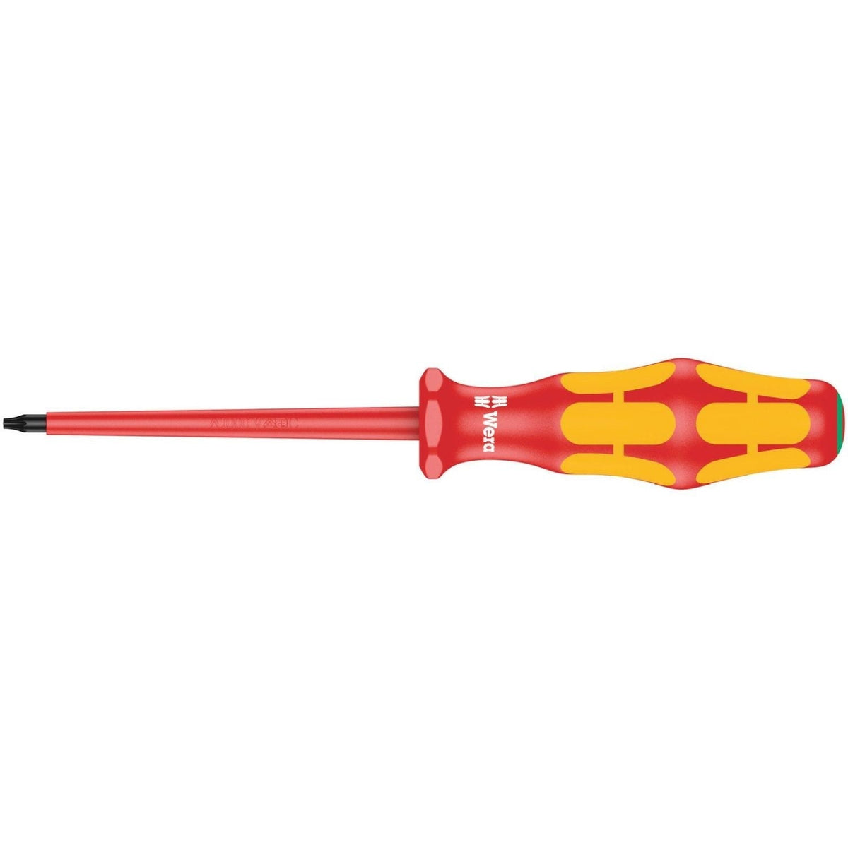 Wera 167 I VDE Insulated Screwdriver For Torx Screws, Torx 7x80-mm.