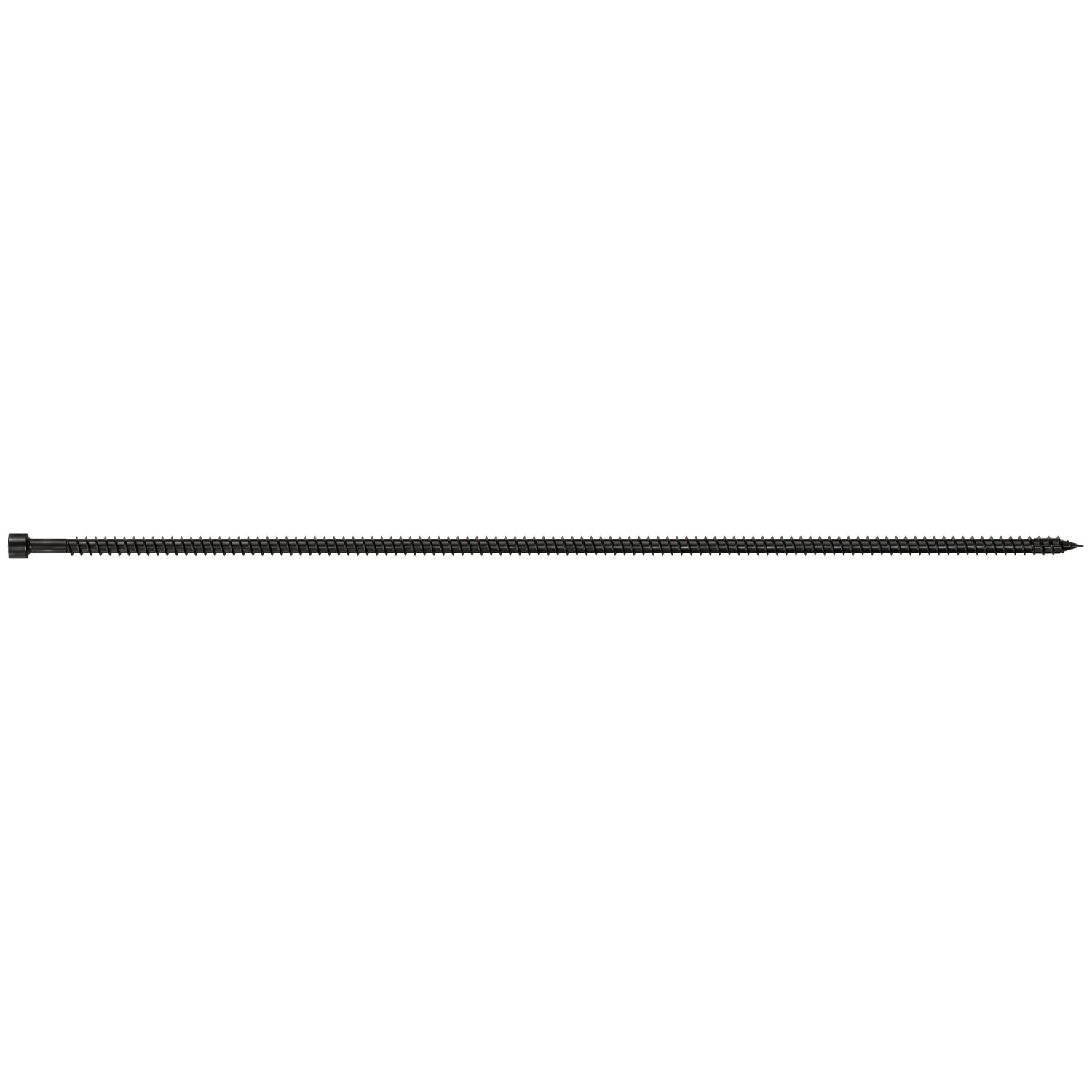 Simpson Strong-Tie SDCFC8X430-R25 Strong-Drive SDCFC TIMBER-CFC Screw, 0.315-in. x 17-in. T40, E-Coat, 25-Pack