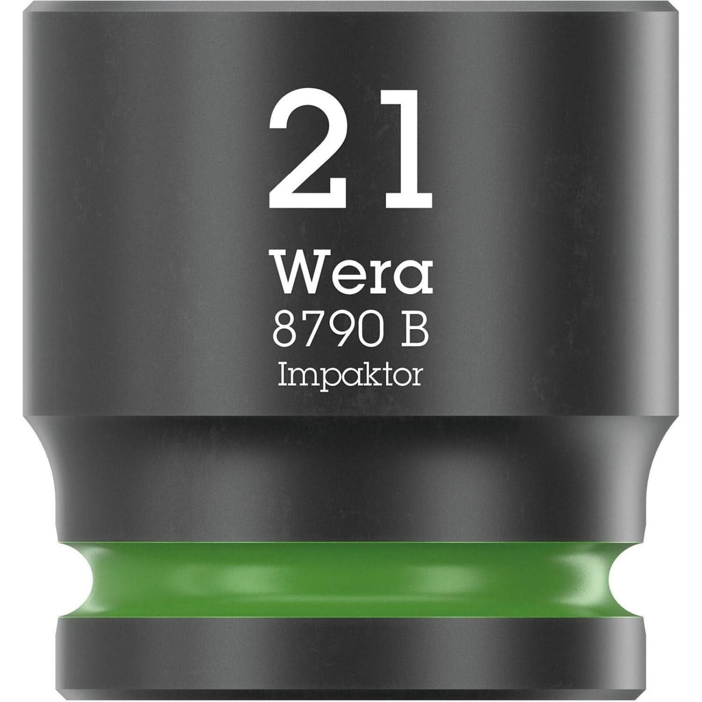 Wera 8790 B Impaktor Socket With 3/8-in. Drive, 21x32-mm.