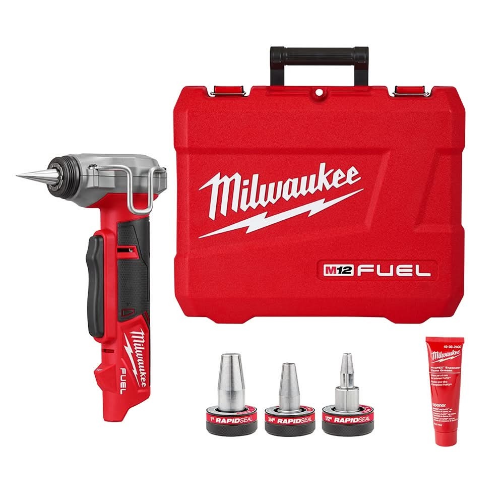 Milwaukee 2532-20 M12 FUEL ProPEX Expander with 1/2-1-Inch RAPID SEAL ProPEX Expander Head, Tool Only