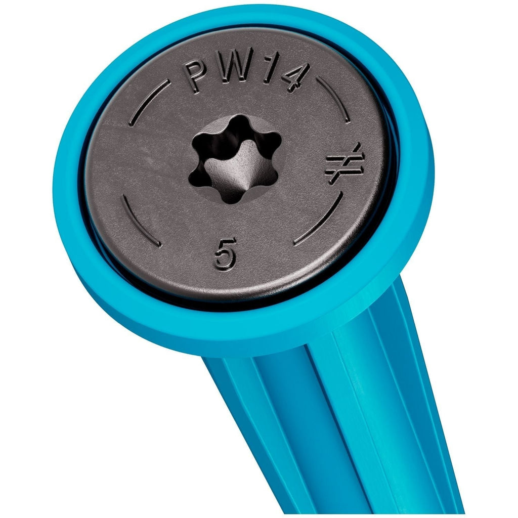 Simpson Strong-Tie SDPW14500S-R50 Strong-Drive SDPW DEFLECTOR Screw, 0.140-in. x 5-in. T25, 6-Lobe, E-Coat, Short Sleeve, 50-Pack