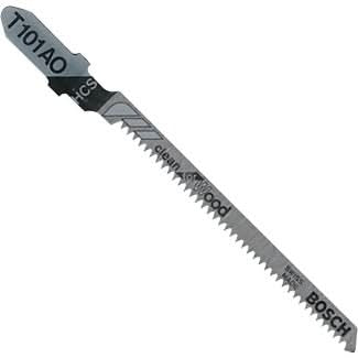 Bosch T101AO100 100-Piece 3-1/4 In. 20 TPI Clean for Wood T-Shank Jig Saw Blades