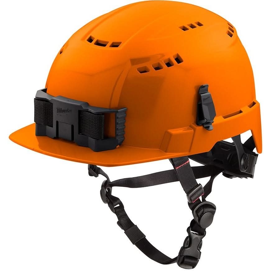 Milwaukee 48-73-1332 Orange Front Brim Vented Safety Helmet - Type 2, Class C