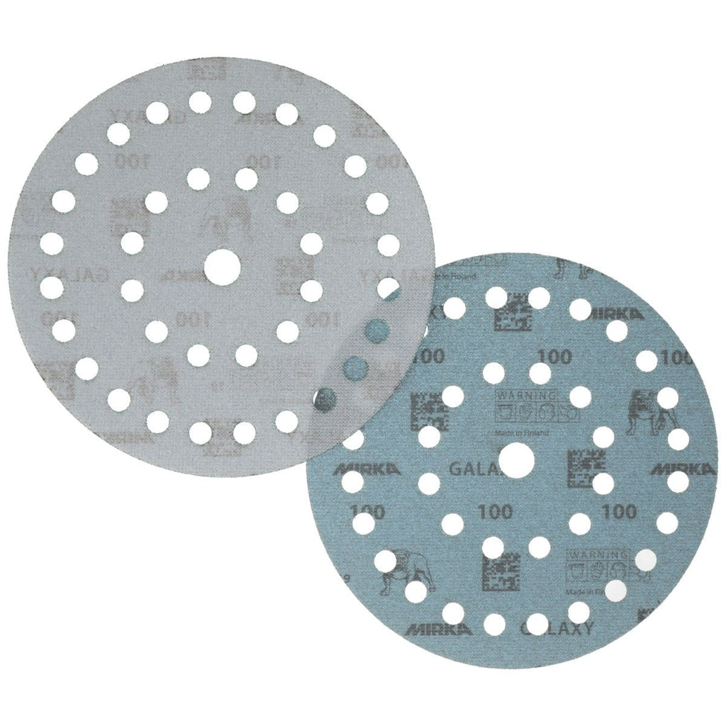 Mirka Galaxy 7-in. 80 Grit 37-Hole Grip Sanding Disc, 50 Pack (FY-6AO-080)
