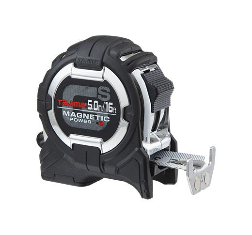Tajima GS-SC16/5mBW GS-Lock, 16-ft./5m x 1-in. Strong Tape and Magnetic Power x 2 With Compatible Clip