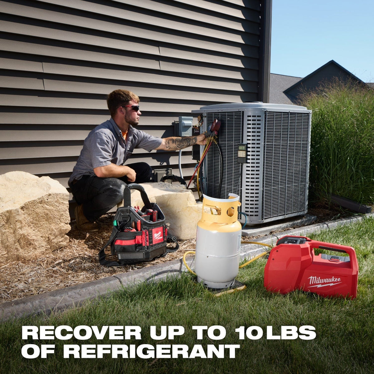 Milwaukee 2938-21 M18 Brushless Refrigerant Recovery Machine