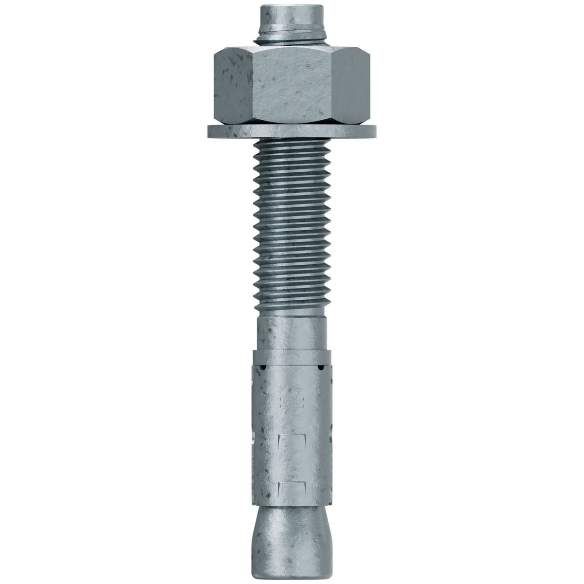 Simpson Strong-Tie STB2-62412MGF20 Strong-Bolt 2, 5/8-in. x 4-1/2-in. Mechanically Galvanized Wedge Anchor, Fully Assembled, 20-Pack