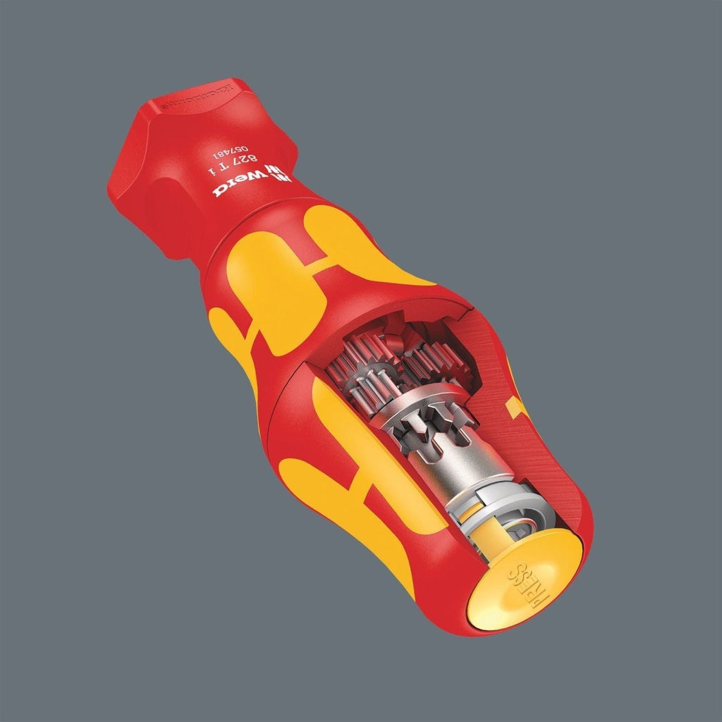 Wera 827 T I Kraftform Turbo Bladeholding Handle, 9x125-mm.
