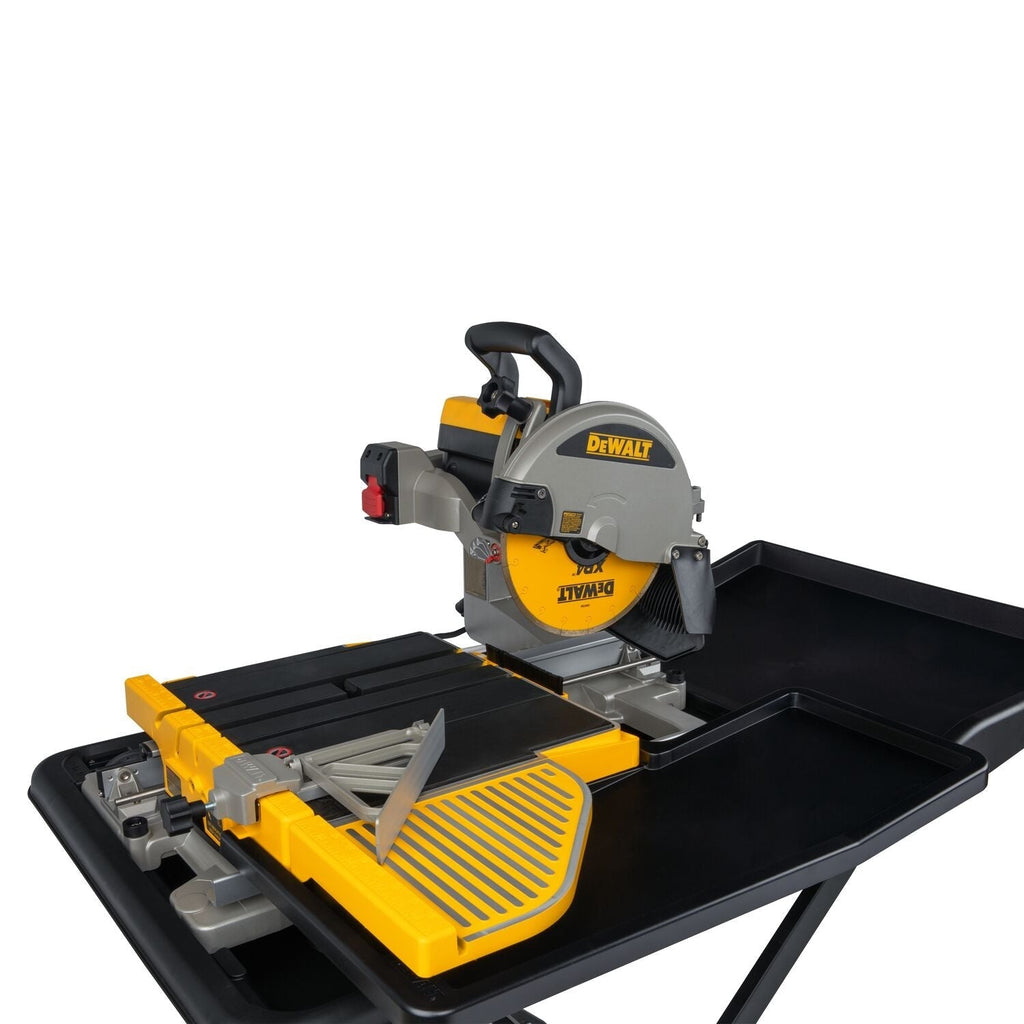 DEWALT 10-in. Corded 1.5 HP Wet Tile Saw with Stand and Blade (D24000S)