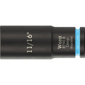 Wera 8790 B Impaktor Deep Socket With 3/8-in. Drive, 11/16-in.x63-mm.