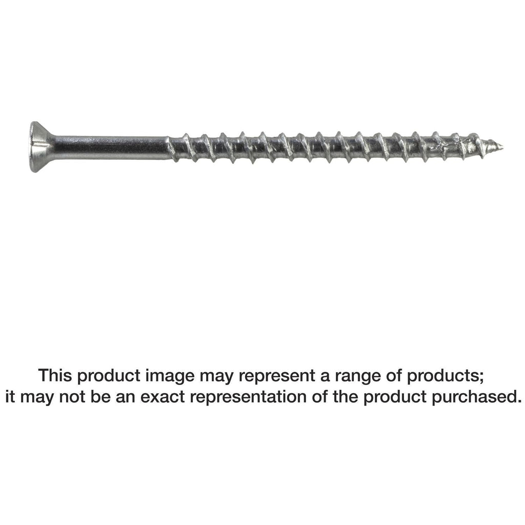 Simpson Strong-Tie S10300WP1 Deck-Drive DWP WOOD SS Screw, #10 x 3-in. T-25, Flat Head, Type 305, 1-lb.