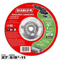 Diablo DBD070250B01C 7 Inch Masonry Grinding Disc - Type 27 HUB
