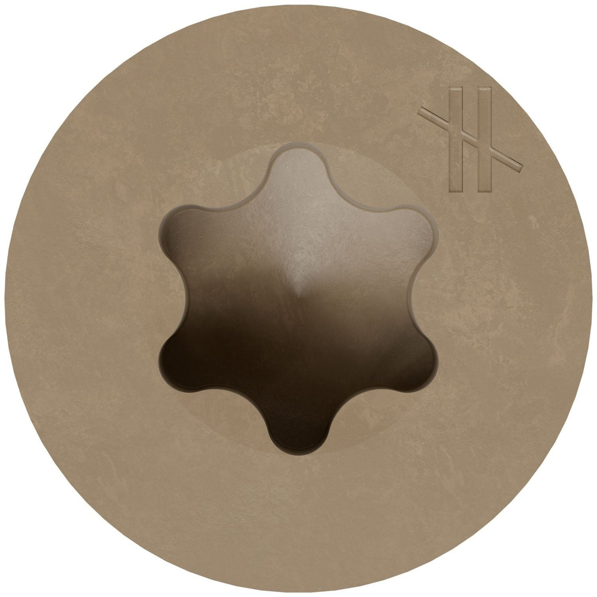 Simpson Strong-Tie DSVT312MB Deck-Drive DSV WOOD Screw, #10 x 3-1/2-in. T-25, Flat Head, Quik Guard, Tan, 1000-Pack