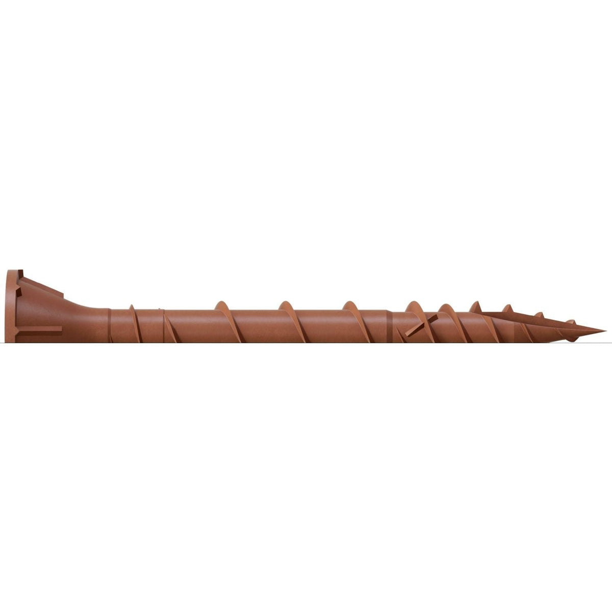 Simpson Strong-Tie DSVR158R5LB Deck-Drive DSV WOOD Screw, #8 x 1-5/8-in. T-25, Flat Head, Quik Guard, Red, 5-lb.