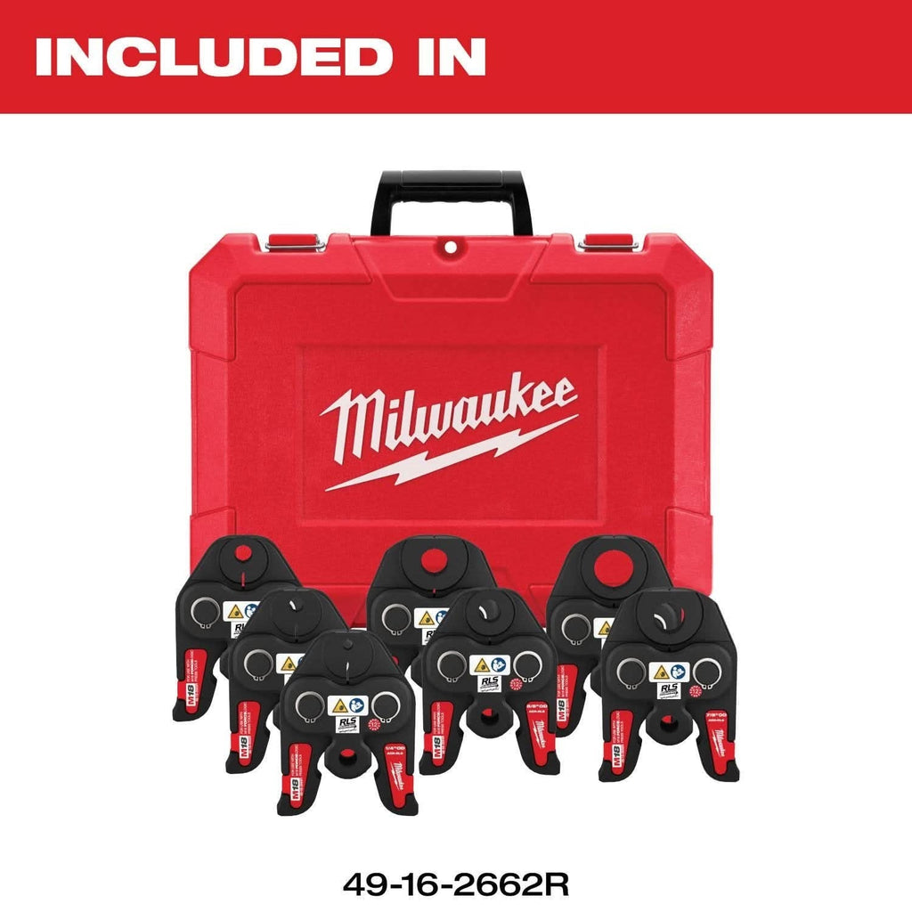 Milwaukee 49-16-2662R 1/4"-1-8/8" RLS ACR Press Jaw Kit for M18 FORCE LOGIC Press Tools