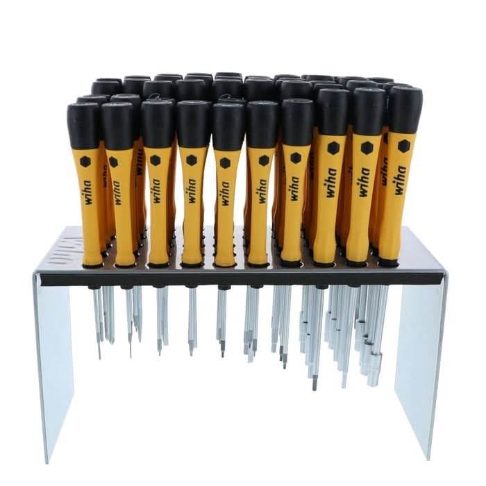 Wiha 92093 50-Piece Master Technician's ESD Safe PicoFinish Precision Screwdriver Bench Top Set