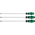 Wera 335/350/355/3 Screwdriver Set Kraftform Plus 300-mm.-Long Blades, 3-Pieces