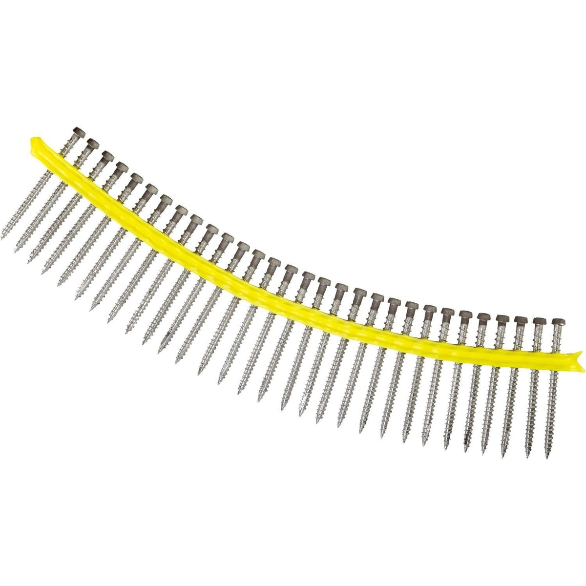 Simpson Strong-Tie DCU234S316BR01 Deck-Drive DCU COMPOSITE Screw (Collated), #10 x 2-3/4-in. Type 316, Brown 01, 1000-Pack