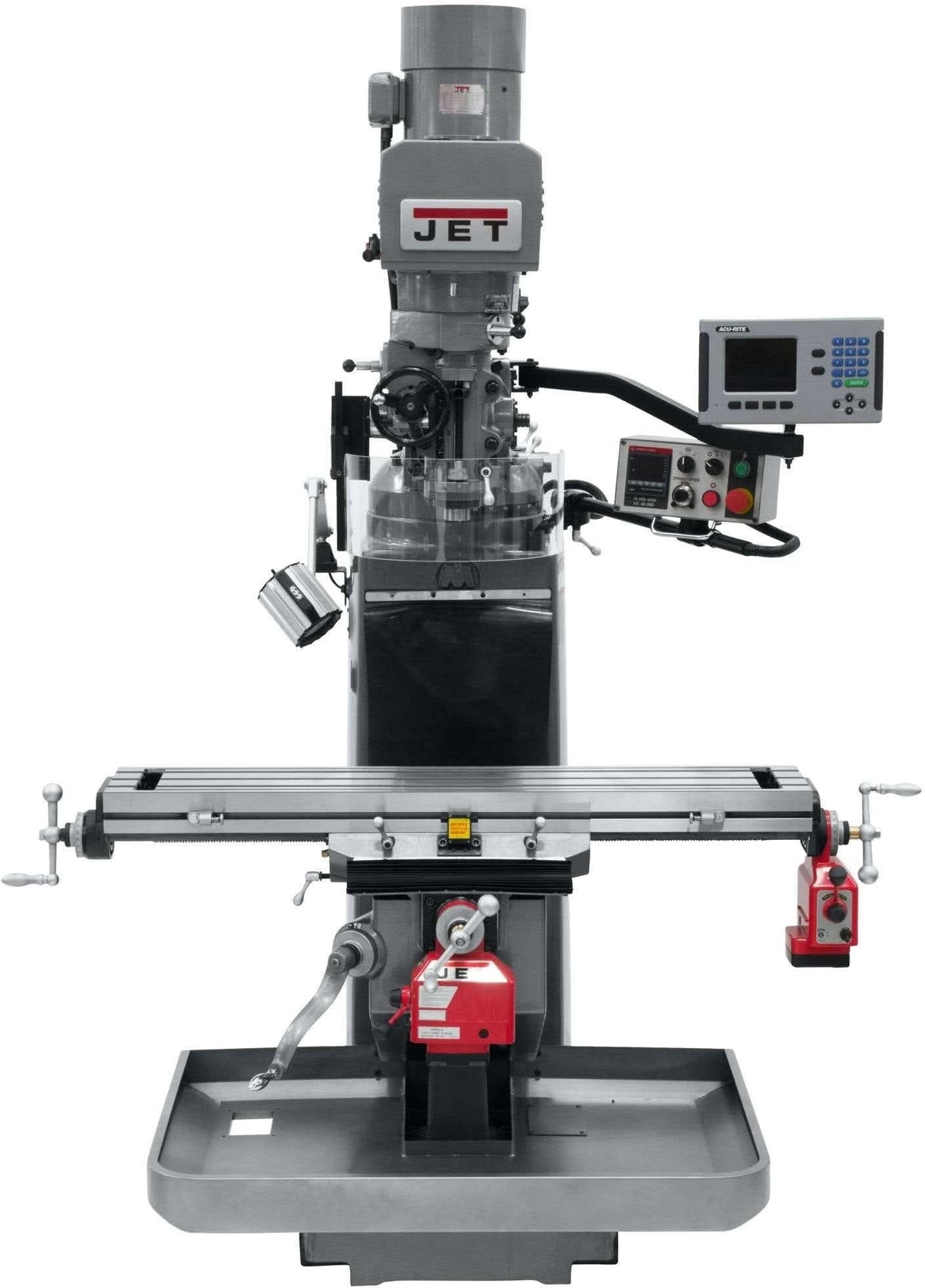 Jet Tools 690527 JTM-949EVS Mill With 3-Axis Acu-Rite 200S DRO (Knee) With X and Y-Axis Powerfeeds