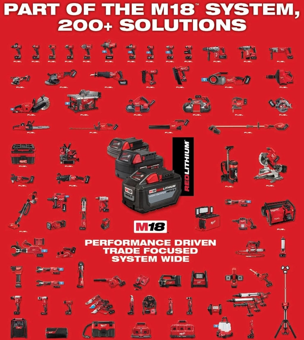 Milwaukee 2823-22HD M18 FUEL 21" Self-Propelled Dual Battery Mower with Cover + 2 M18 REDLITHIUM HIGH OUTPUT HD12.0 Battery Packs