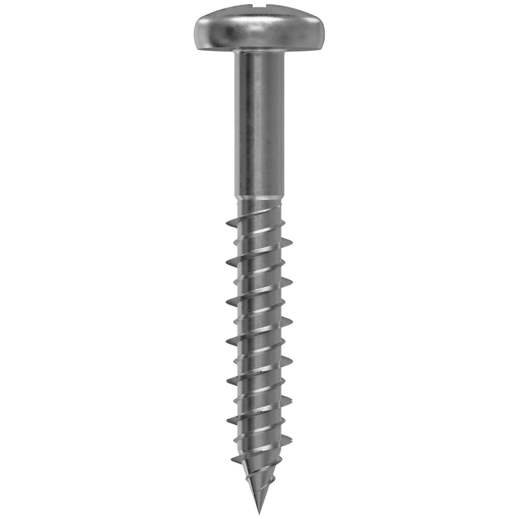 Simpson Strong-Tie T12J150PX-RP8 Marine Screw, Pan Head, #12 x 1-1/2-in. #3 Phillips Drive, Type 316, 8-Pack