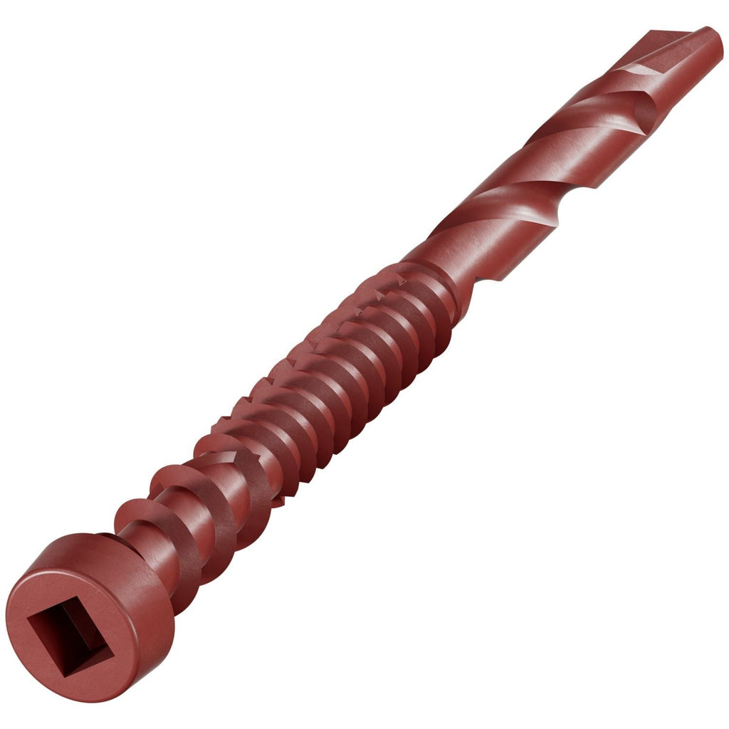 Simpson Strong-Tie DCSD238SRD01 Deck-Drive DCSD COMPOSITE-TO-STEEL Screw (Collated), #10 x 2-3/8-in. Quik Guard Red 01, 1000-Pack