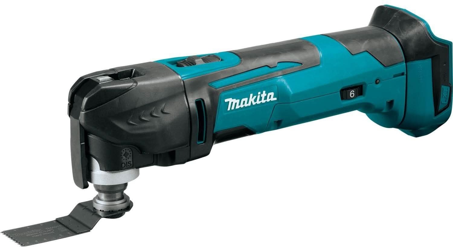 Makita Makita XMT03Z 18V LXT Cordless Multi-Tool with 5-Piece Starlock Oscillating Blade Set (Bare Tool)