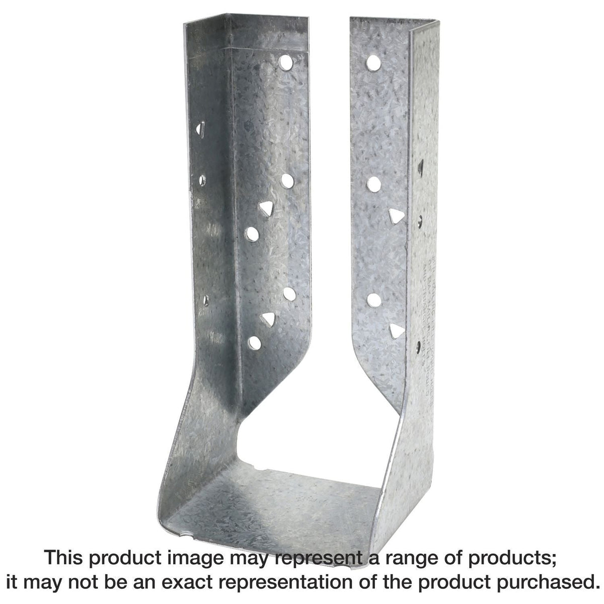 Simpson Strong-Tie HUC28-2 HUC Galvanized Face-Mount Concealed-Flange Joist Hanger for Double 2x8