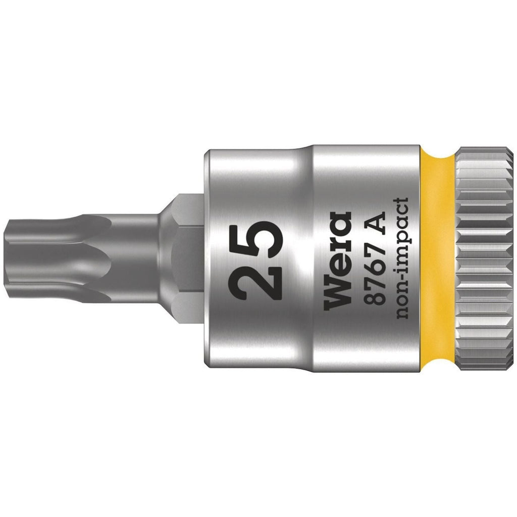 Wera 8767 A Torx Zyklop Bit Socket, 1/4-in. Drive, Torx 25x28-mm.