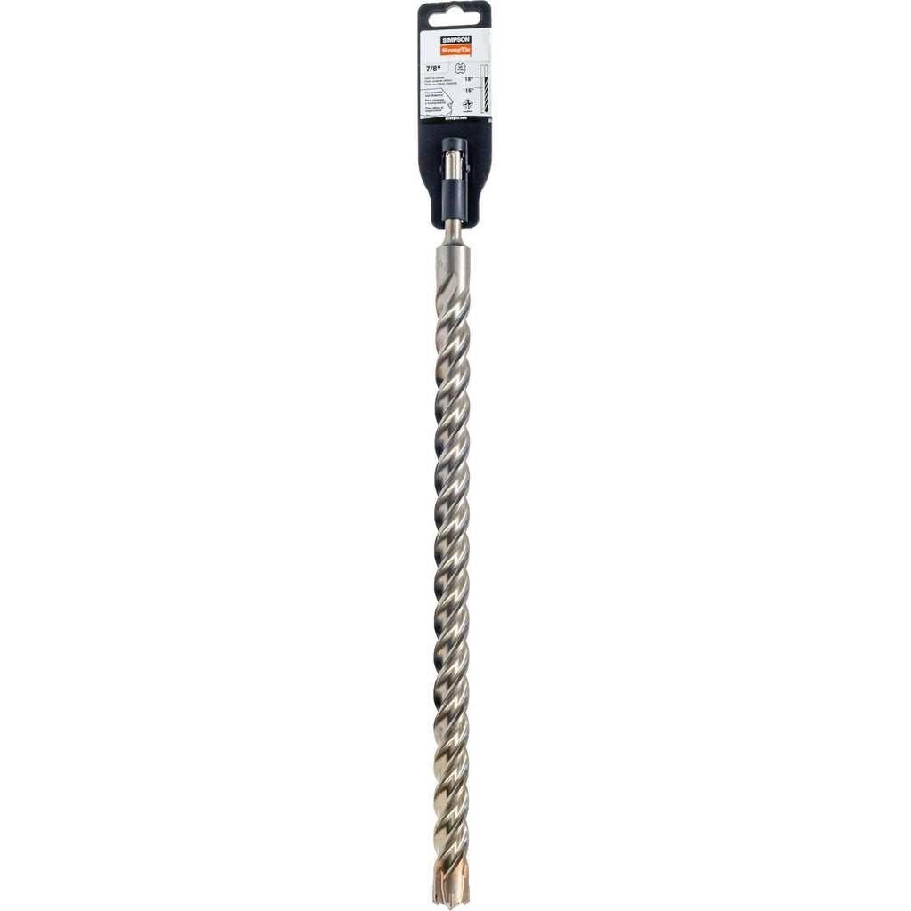 Simpson Strong-Tie MDPL08718Q 7/8-in. x 18-in. SDS-plus Quad-Head Shank Drill Bit