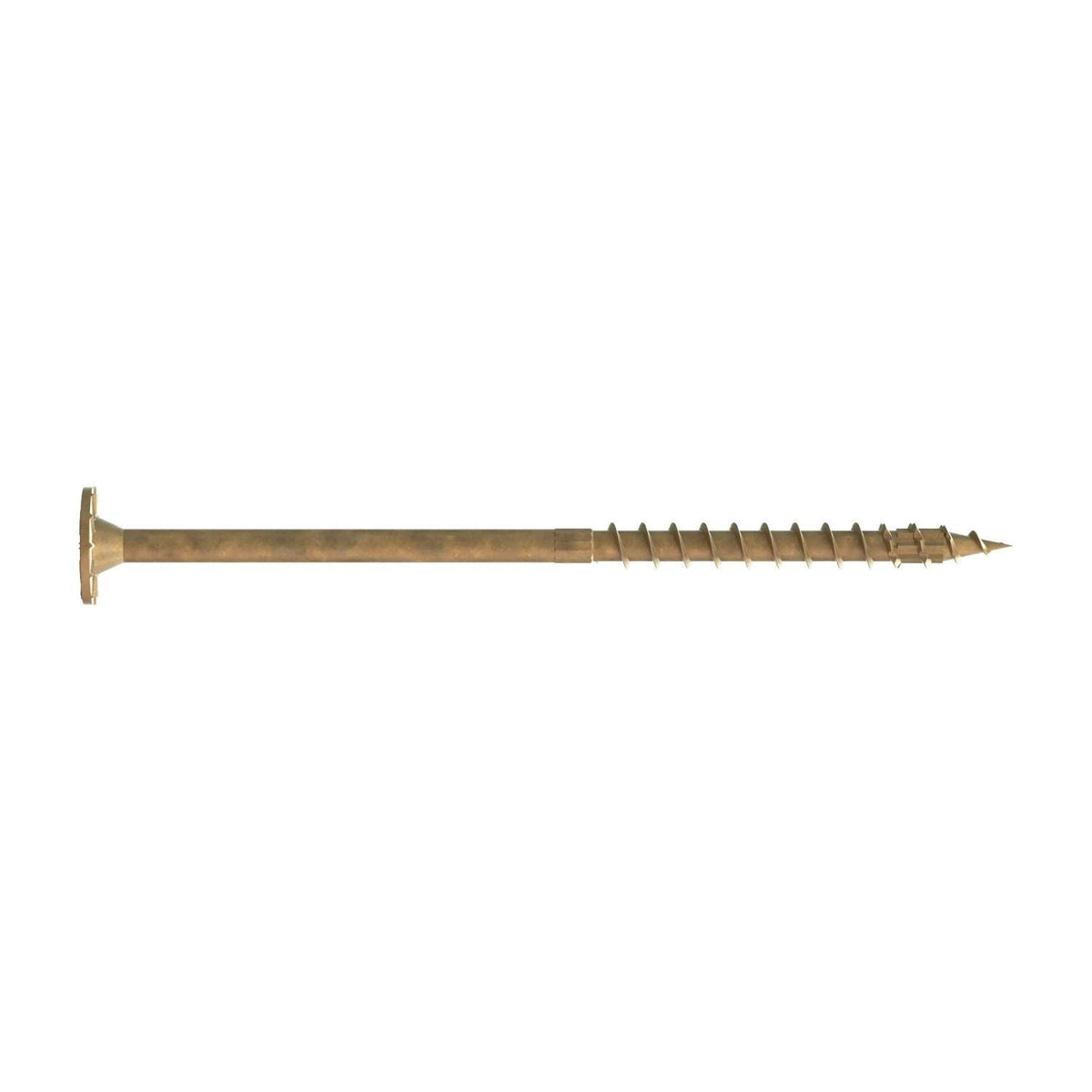 Simpson Strong-Tie SDWS22600DB-R12 Strong-Drive SDWS TIMBER Screw (Exterior Grade), 0.220-in. x 6-in. T40, Tan, 12-Pack