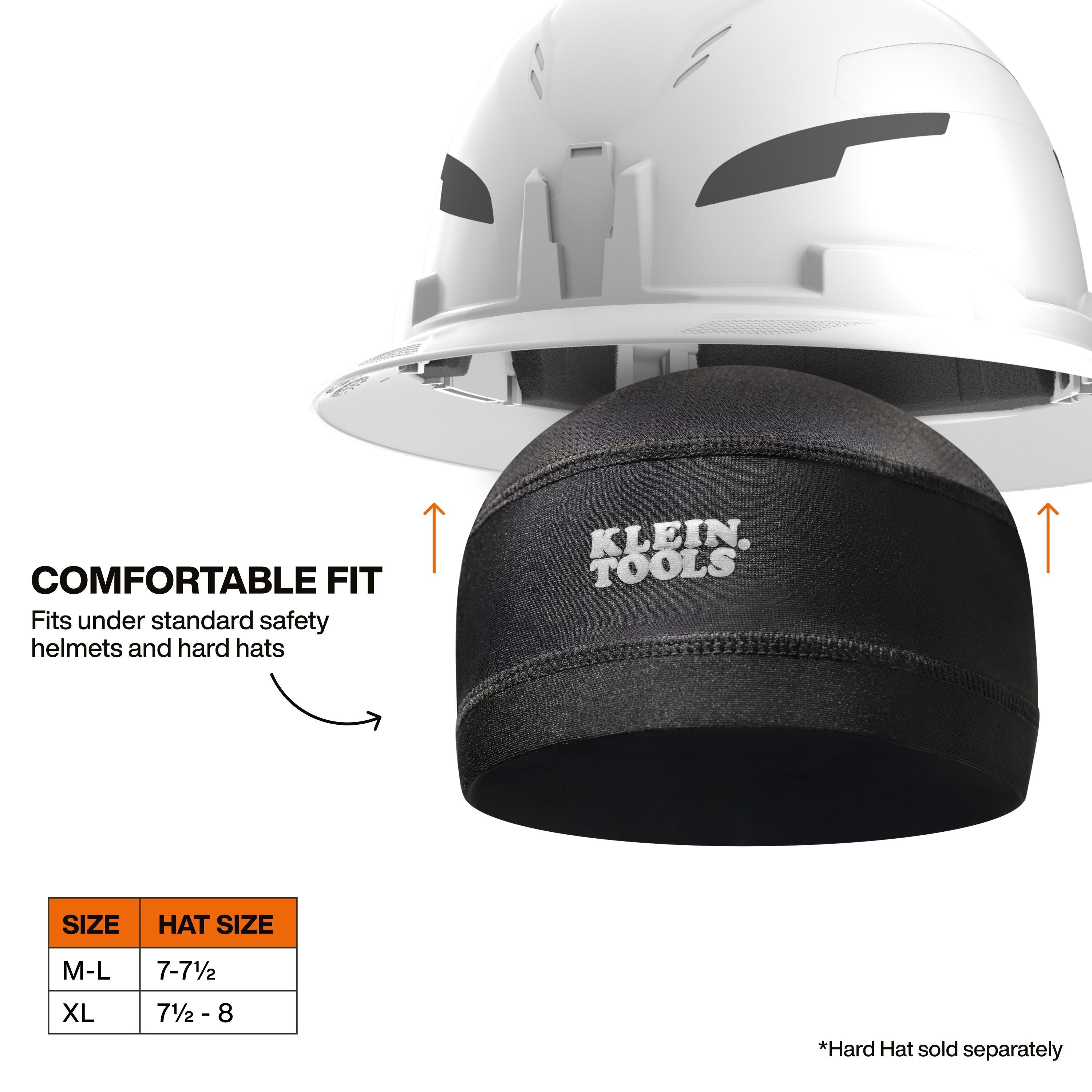 Klein Cooling Helmet Liner, X-Large (22047)