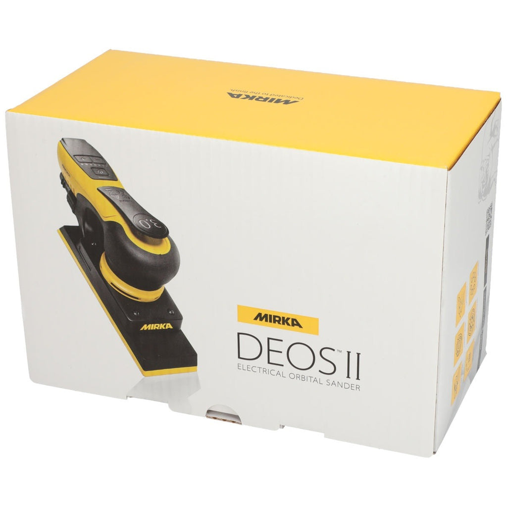 Mirka DEOS II 343X 3-in. x 4-in. Corded Orbital Sheet Sander with 3.0mm Orbit and Bluetooth